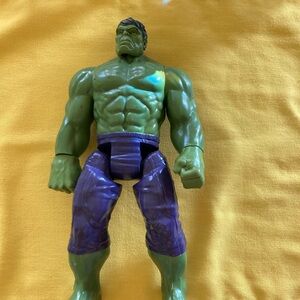 Green and Purple Action Figure